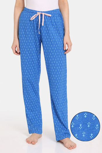 Buy Rosaline Rural Charm Knit Cotton Pyjama - Princess Blue